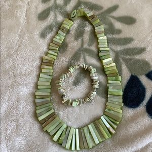 Bracelet and necklace!!